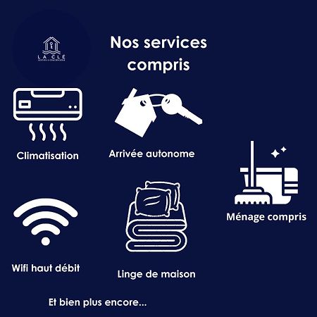 Apartament La Cle - Climatisation - Wifi - Parking Gratuit A Proximite Hyères Zewnętrze zdjęcie